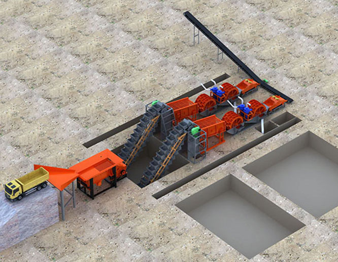 洗沙破石子一体机